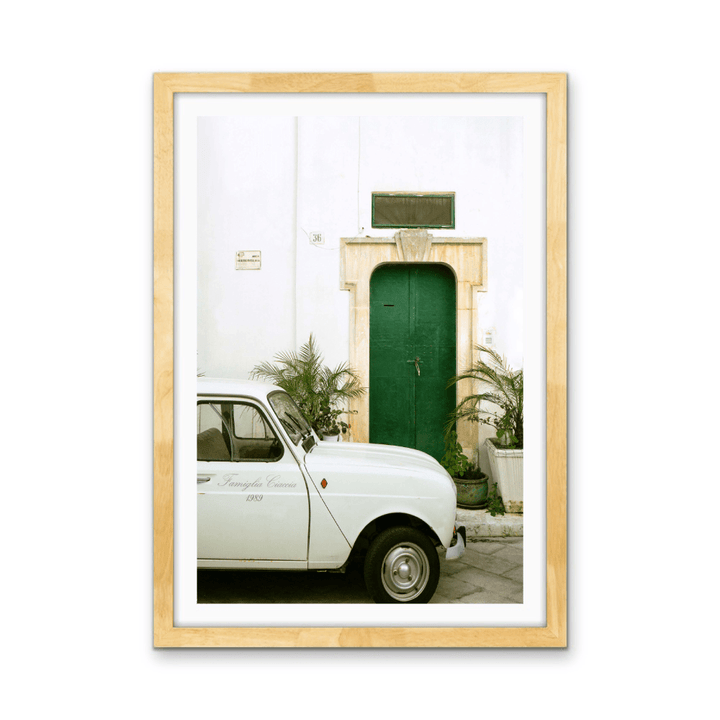 Famiglia Giaccia 1989 - Vintage Car Stretched Canvas or Fine Art Print - I Heart Wall Art - Poster Print, Canvas Print or Framed Art Print