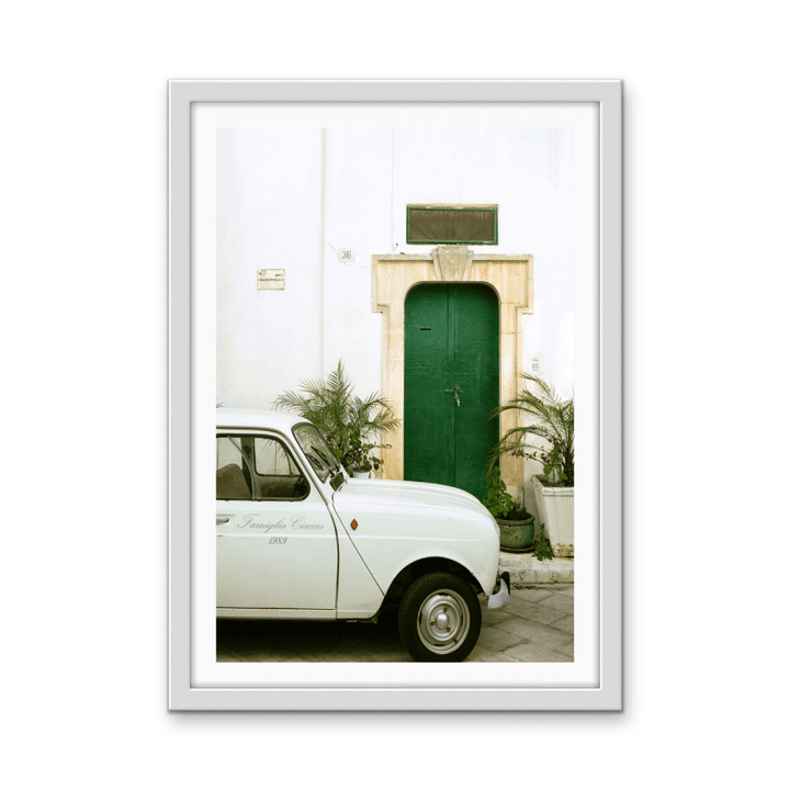 Famiglia Giaccia 1989 - Vintage Car Stretched Canvas or Fine Art Print - I Heart Wall Art - Poster Print, Canvas Print or Framed Art Print
