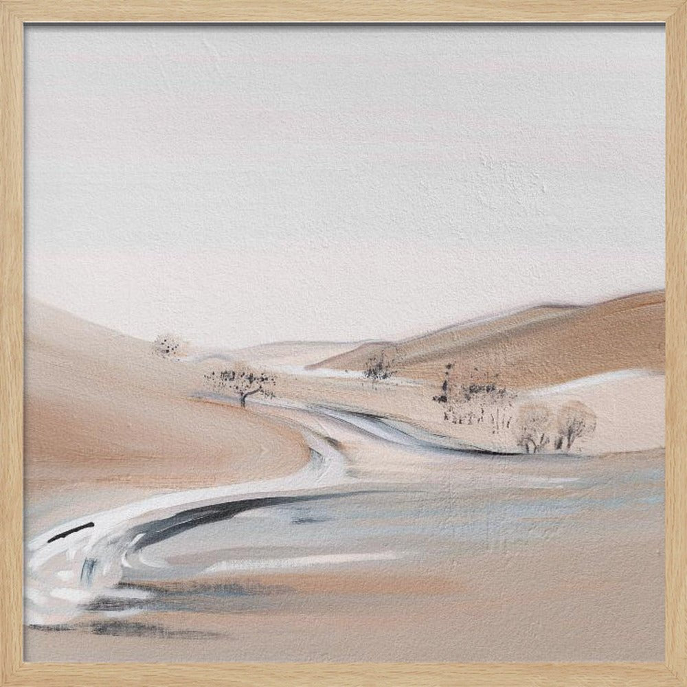 Farm View III - Square Stretched Canvas, Poster or Fine Art Print - I Heart Wall Art - Poster Print, Canvas Print or Framed Art Print