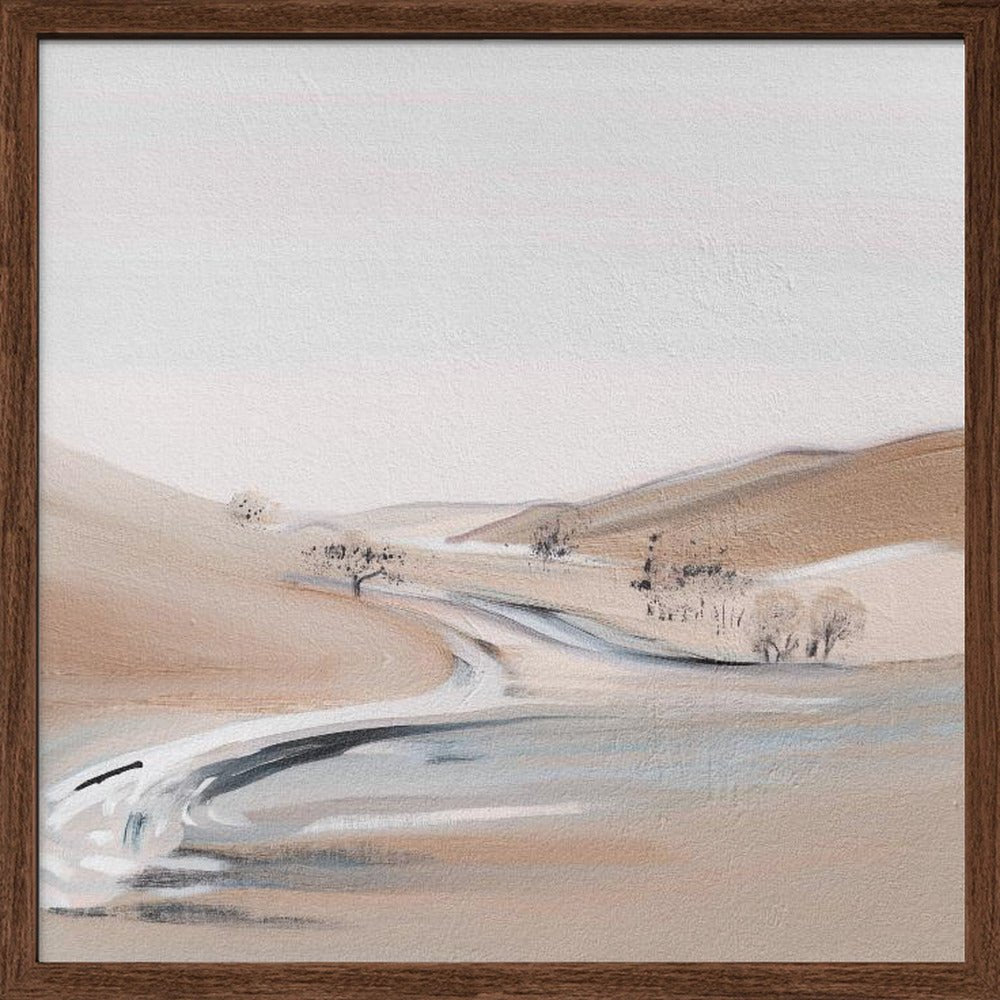Farm View III - Square Stretched Canvas, Poster or Fine Art Print - I Heart Wall Art - Poster Print, Canvas Print or Framed Art Print