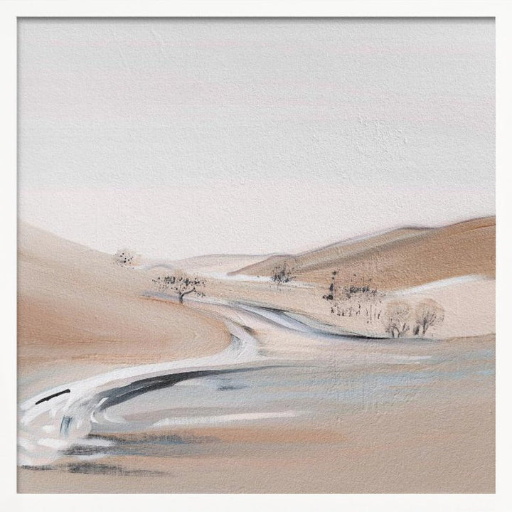 Farm View III - Square Stretched Canvas, Poster or Fine Art Print - I Heart Wall Art - Poster Print, Canvas Print or Framed Art Print