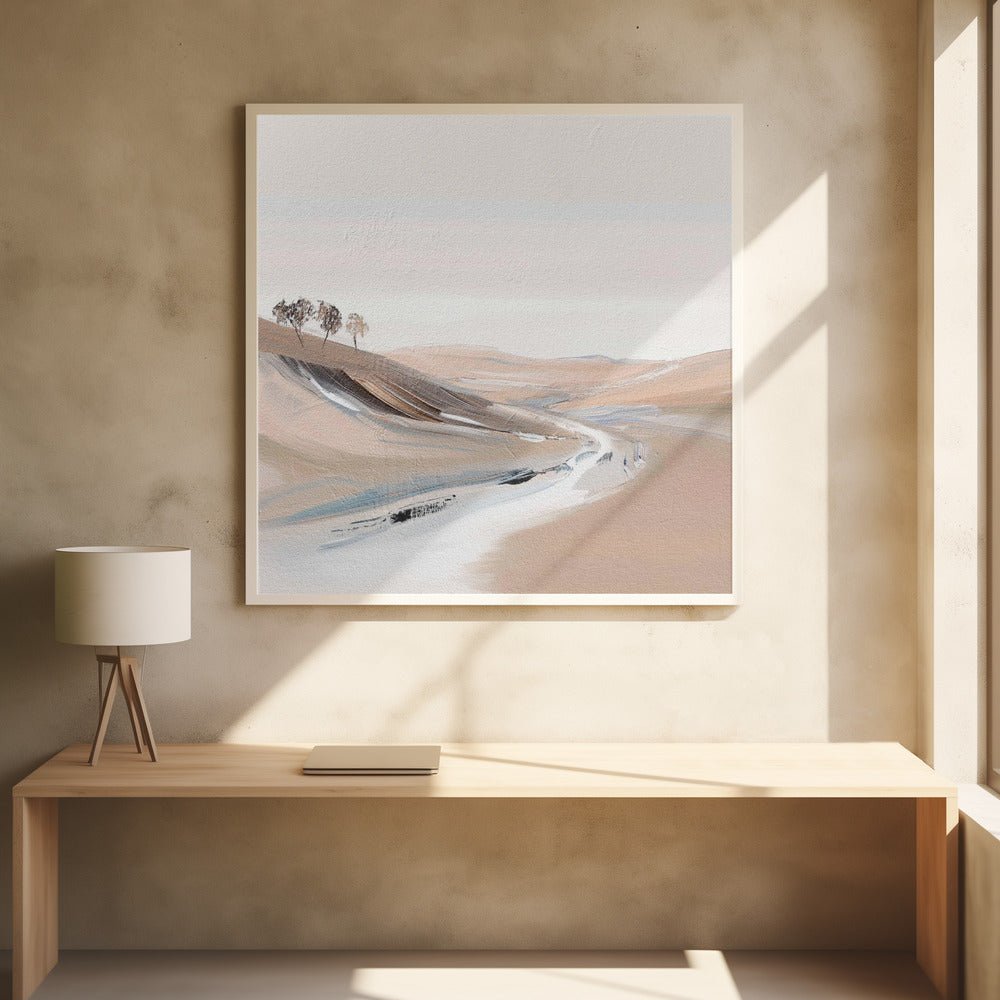Farm View IV - Square Stretched Canvas, Poster or Fine Art Print - I Heart Wall Art - Poster Print, Canvas Print or Framed Art Print