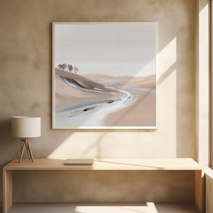 Farm View IV - Square Stretched Canvas, Poster or Fine Art Print - I Heart Wall Art - Poster Print, Canvas Print or Framed Art Print
