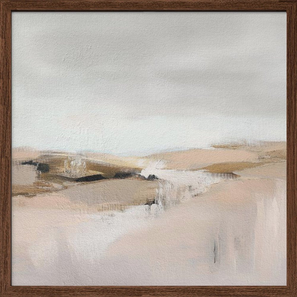 Farm View - Square Stretched Canvas, Poster or Fine Art Print - I Heart Wall Art - Poster Print, Canvas Print or Framed Art Print