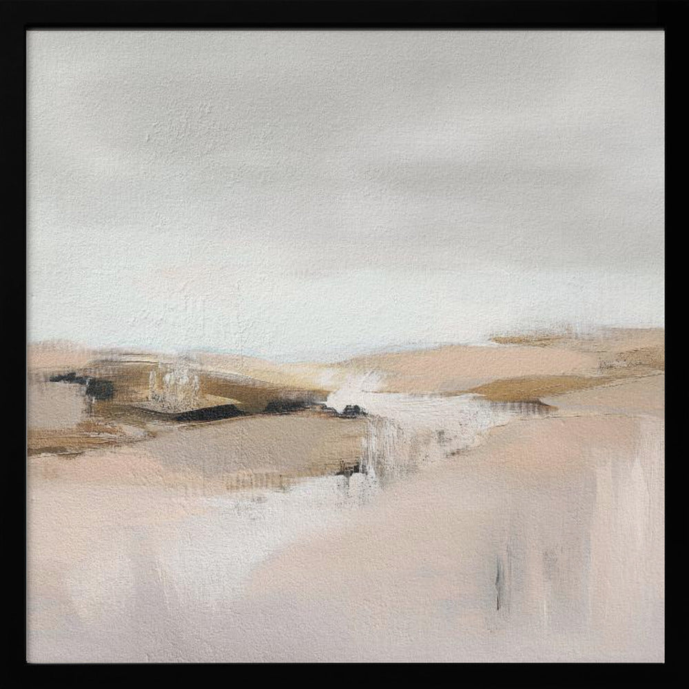 Farm View - Square Stretched Canvas, Poster or Fine Art Print - I Heart Wall Art - Poster Print, Canvas Print or Framed Art Print