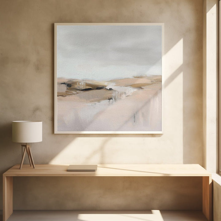 Farm View - Square Stretched Canvas, Poster or Fine Art Print - I Heart Wall Art - Poster Print, Canvas Print or Framed Art Print