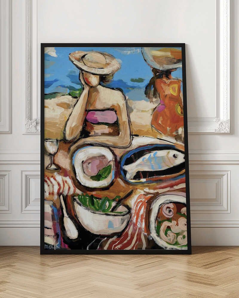 “Feast On” - Stretched Canvas, Poster or Fine Art Print - I Heart Wall Art - Poster Print, Canvas Print or Framed Art Print