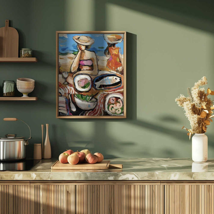 “Feast On” - Stretched Canvas, Poster or Fine Art Print - I Heart Wall Art - Poster Print, Canvas Print or Framed Art Print