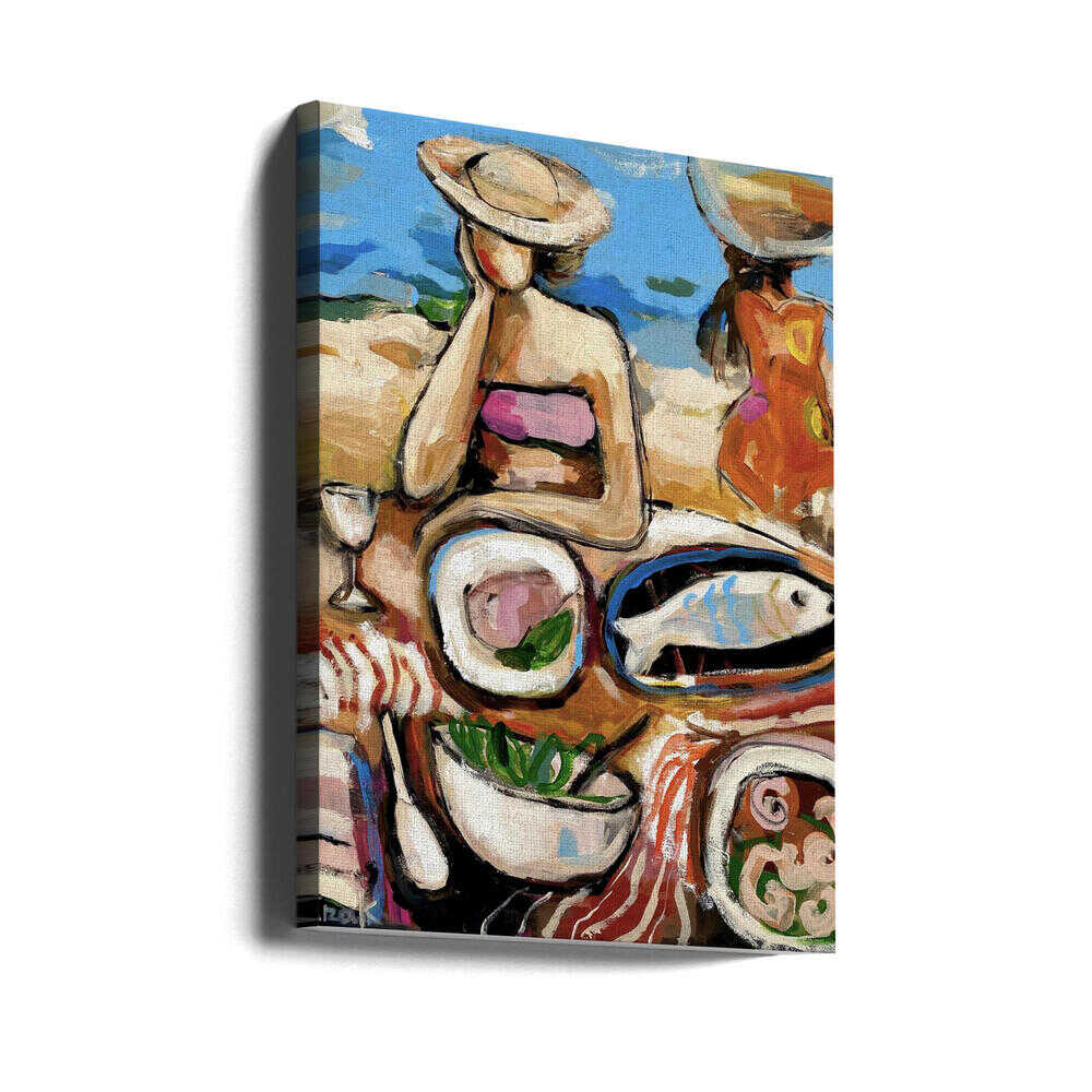 “Feast On” - Stretched Canvas, Poster or Fine Art Print - I Heart Wall Art - Poster Print, Canvas Print or Framed Art Print