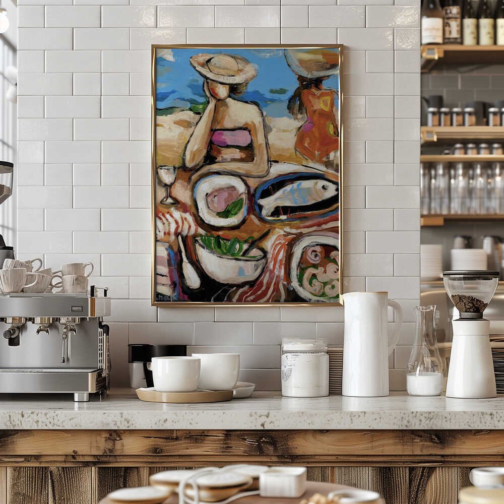 “Feast On” - Stretched Canvas, Poster or Fine Art Print - I Heart Wall Art - Poster Print, Canvas Print or Framed Art Print