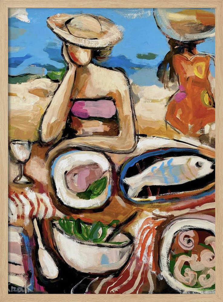 “Feast On” - Stretched Canvas, Poster or Fine Art Print - I Heart Wall Art - Poster Print, Canvas Print or Framed Art Print