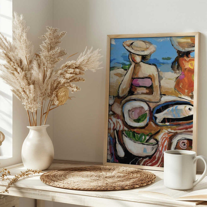 “Feast On” - Stretched Canvas, Poster or Fine Art Print - I Heart Wall Art - Poster Print, Canvas Print or Framed Art Print