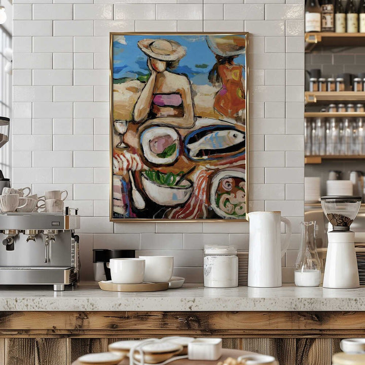 “Feast On” - Stretched Canvas, Poster or Fine Art Print - I Heart Wall Art - Poster Print, Canvas Print or Framed Art Print