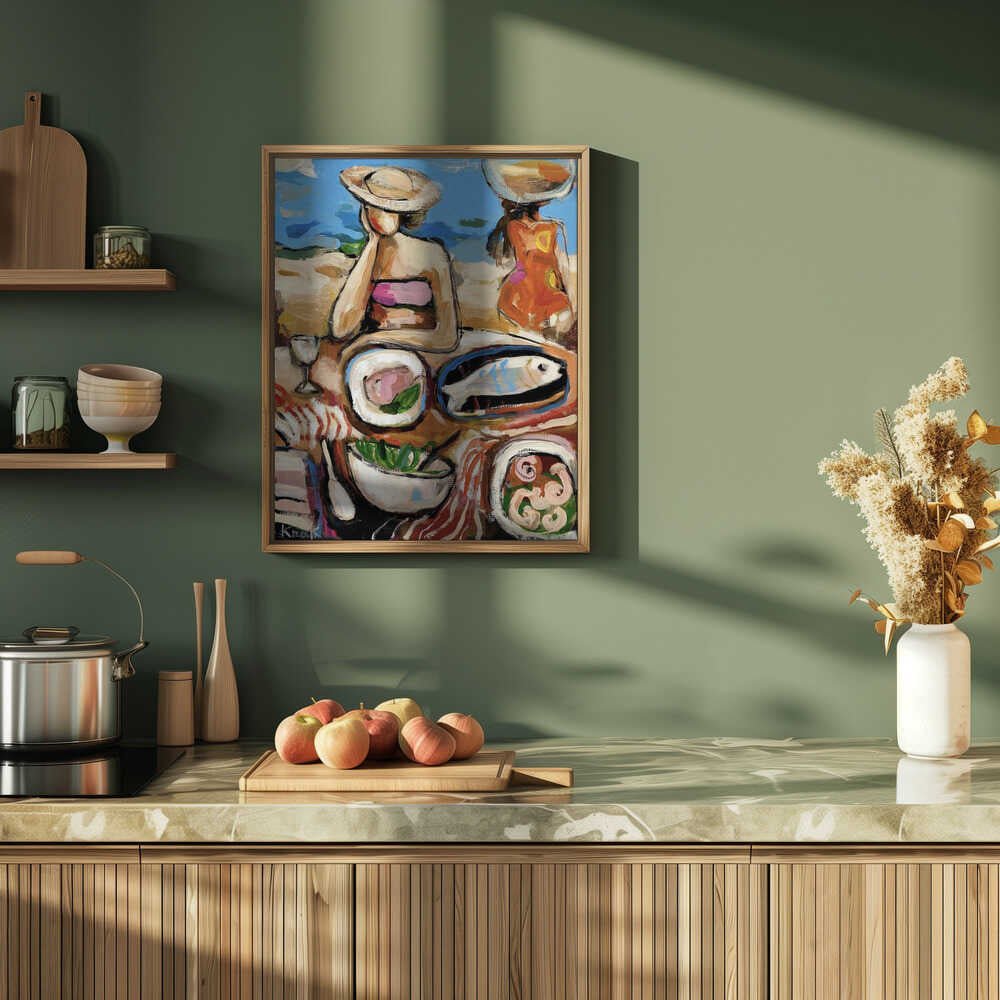 “Feast On” - Stretched Canvas, Poster or Fine Art Print - I Heart Wall Art - Poster Print, Canvas Print or Framed Art Print