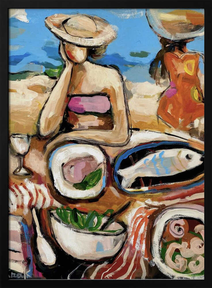 “Feast On” - Stretched Canvas, Poster or Fine Art Print - I Heart Wall Art - Poster Print, Canvas Print or Framed Art Print