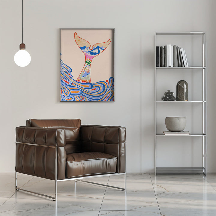 Feeling Blue, Shades of Blue - Stretched Canvas, Poster or Fine Art Print I Heart Wall Art