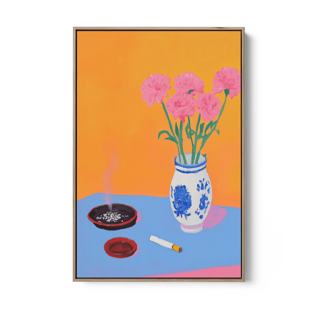 Feeling Vintage - Vibrant Still Life Stretched Canvas or Wall Art Print - I Heart Wall Art - Poster Print, Canvas Print or Framed Art Print