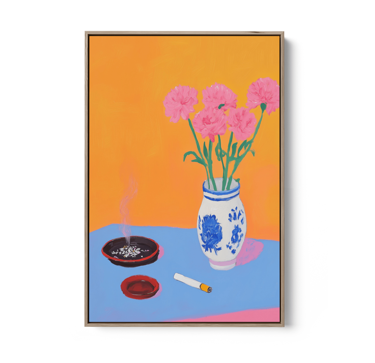 Feeling Vintage - Vibrant Still Life Stretched Canvas or Wall Art Print - I Heart Wall Art - Poster Print, Canvas Print or Framed Art Print