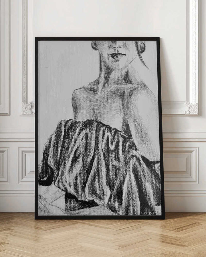 Female Portrait - Stretched Canvas, Poster or Fine Art Print - I Heart Wall Art - Poster Print, Canvas Print or Framed Art Print