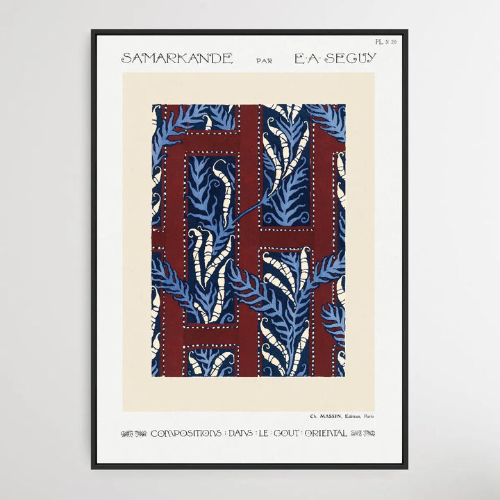 Fern Pochoir Pattern 1914 by E. A. Séguy - I Heart Wall Art