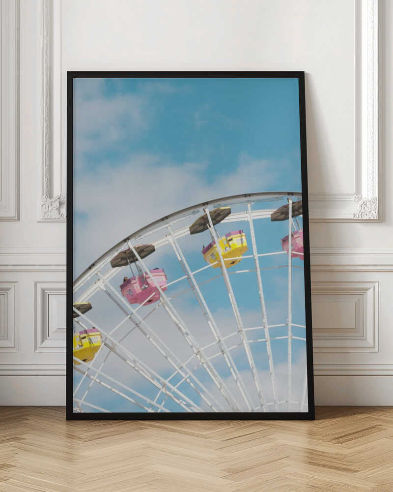 Ferris Wheel Dreams - Stretched Canvas, Poster or Fine Art Print - I Heart Wall Art - Poster Print, Canvas Print or Framed Art Print