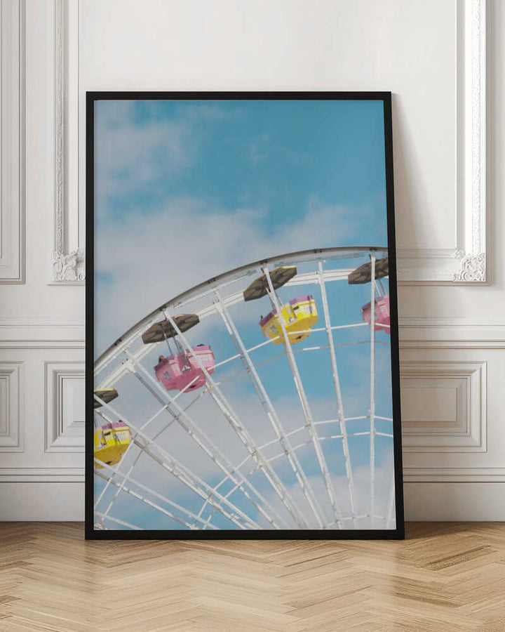 Ferris Wheel Dreams - Stretched Canvas, Poster or Fine Art Print - I Heart Wall Art - Poster Print, Canvas Print or Framed Art Print