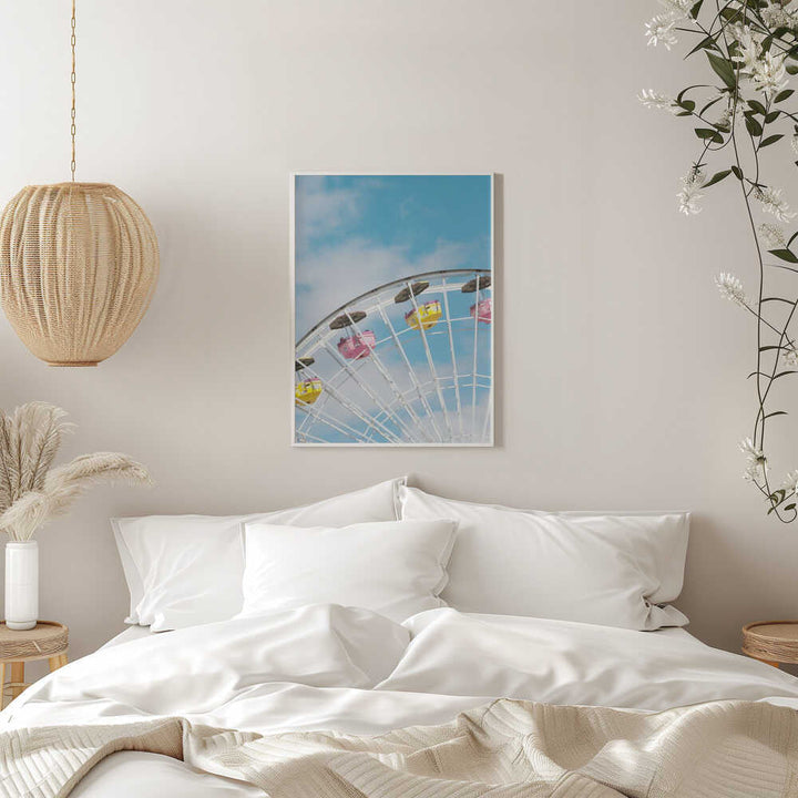 Ferris Wheel Dreams - Stretched Canvas, Poster or Fine Art Print - I Heart Wall Art - Poster Print, Canvas Print or Framed Art Print