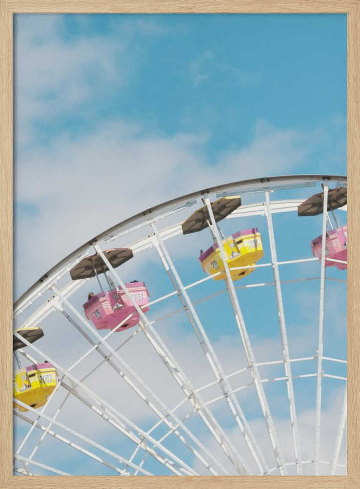 Ferris Wheel Dreams - Stretched Canvas, Poster or Fine Art Print - I Heart Wall Art - Poster Print, Canvas Print or Framed Art Print