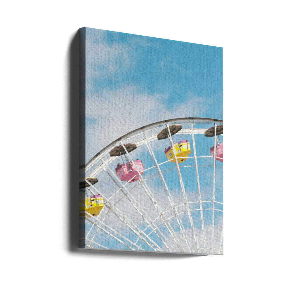 Ferris Wheel Dreams - Stretched Canvas, Poster or Fine Art Print - I Heart Wall Art - Poster Print, Canvas Print or Framed Art Print