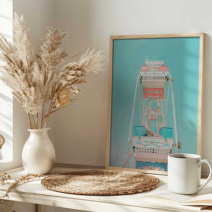Ferris Wheel Nostalgia - Stretched Canvas, Poster or Fine Art Print - I Heart Wall Art - Poster Print, Canvas Print or Framed Art Print