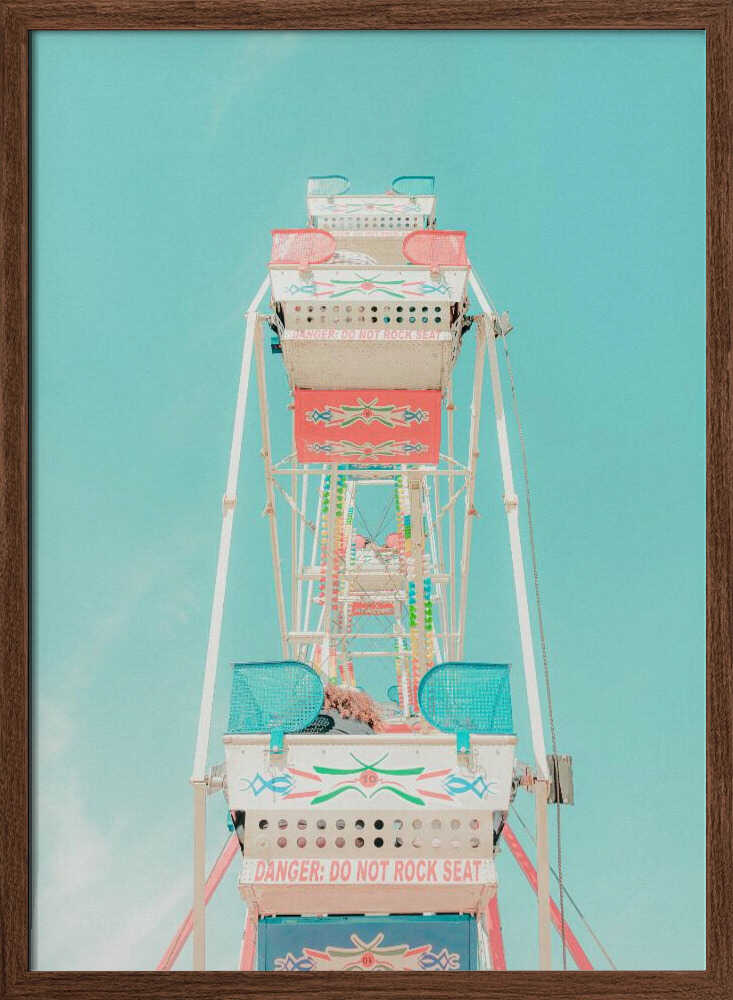 Ferris Wheel Nostalgia - Stretched Canvas, Poster or Fine Art Print - I Heart Wall Art - Poster Print, Canvas Print or Framed Art Print