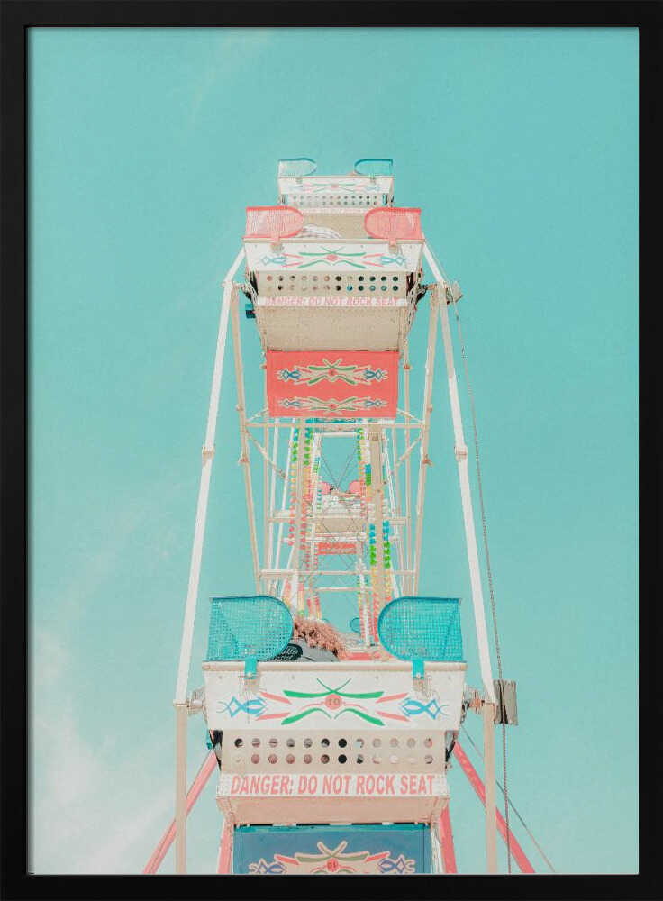 Ferris Wheel Nostalgia - Stretched Canvas, Poster or Fine Art Print - I Heart Wall Art - Poster Print, Canvas Print or Framed Art Print