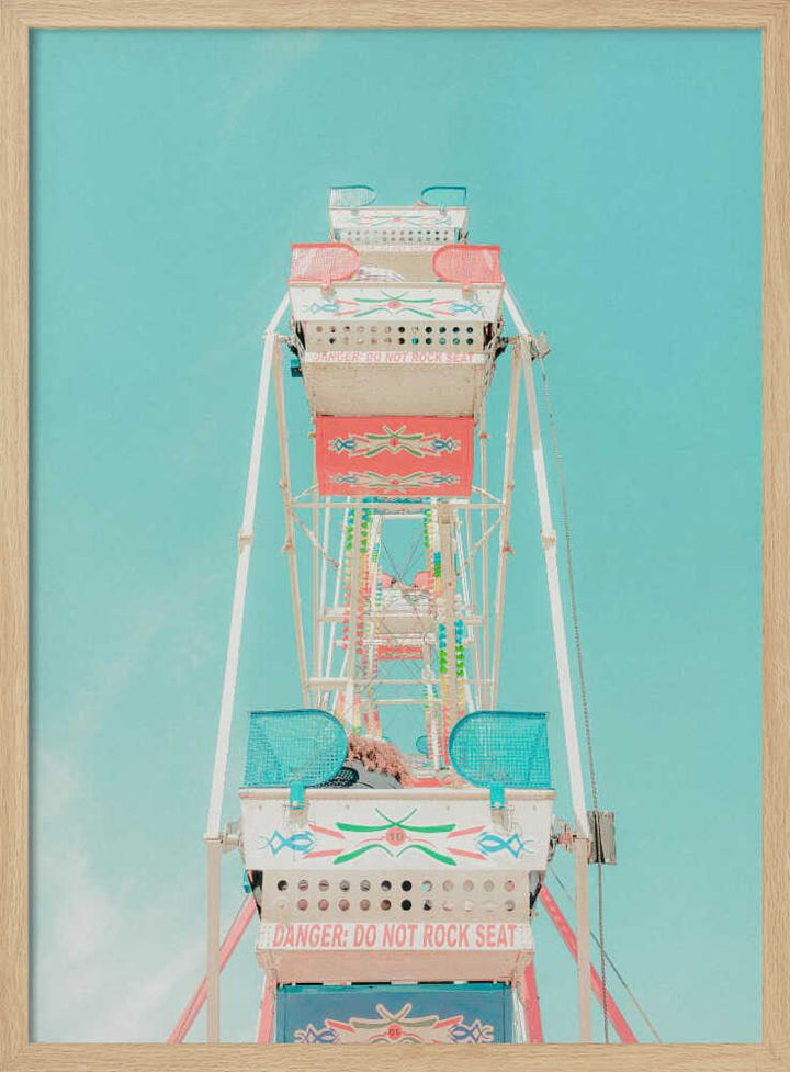 Ferris Wheel Nostalgia - Stretched Canvas, Poster or Fine Art Print - I Heart Wall Art - Poster Print, Canvas Print or Framed Art Print