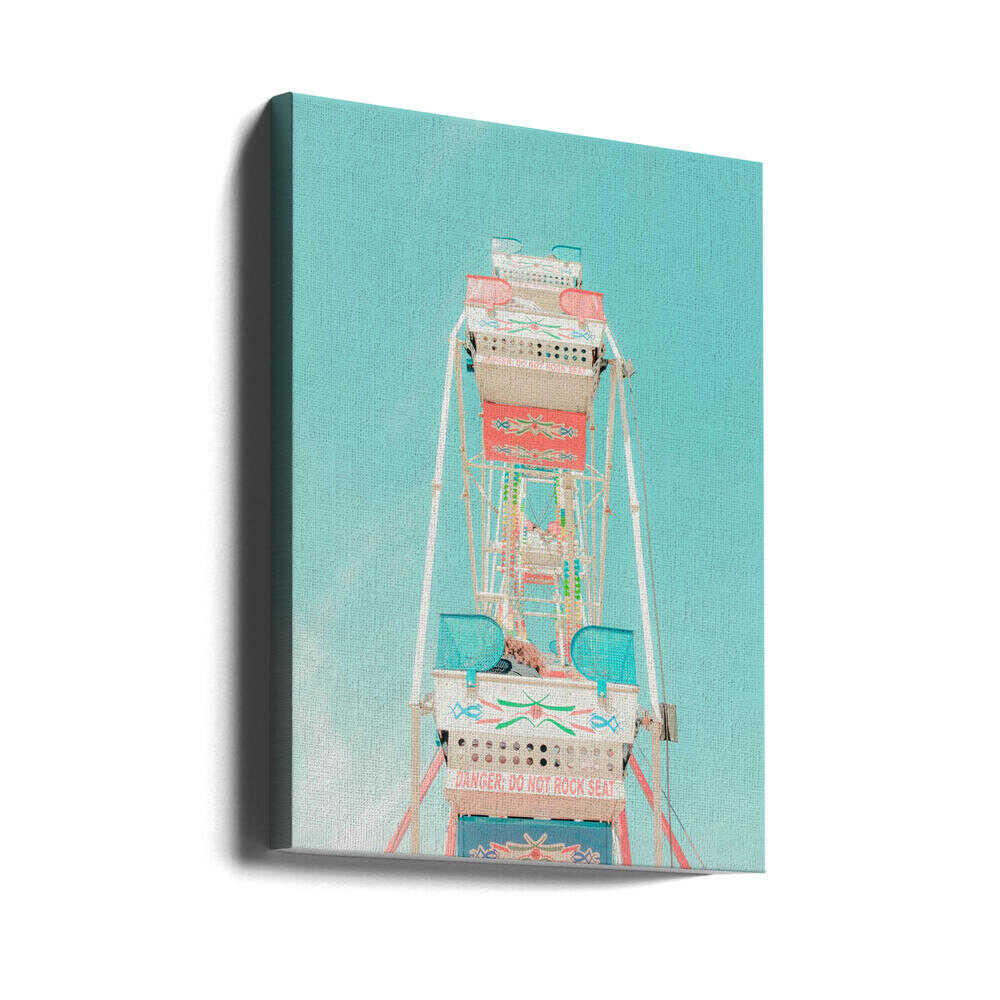 Ferris Wheel Nostalgia - Stretched Canvas, Poster or Fine Art Print - I Heart Wall Art - Poster Print, Canvas Print or Framed Art Print