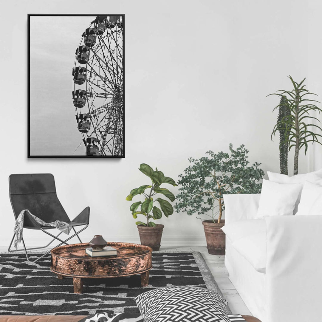 Ferris Wheel - Stretched Canvas, Poster or Fine Art Print I Heart Wall Art