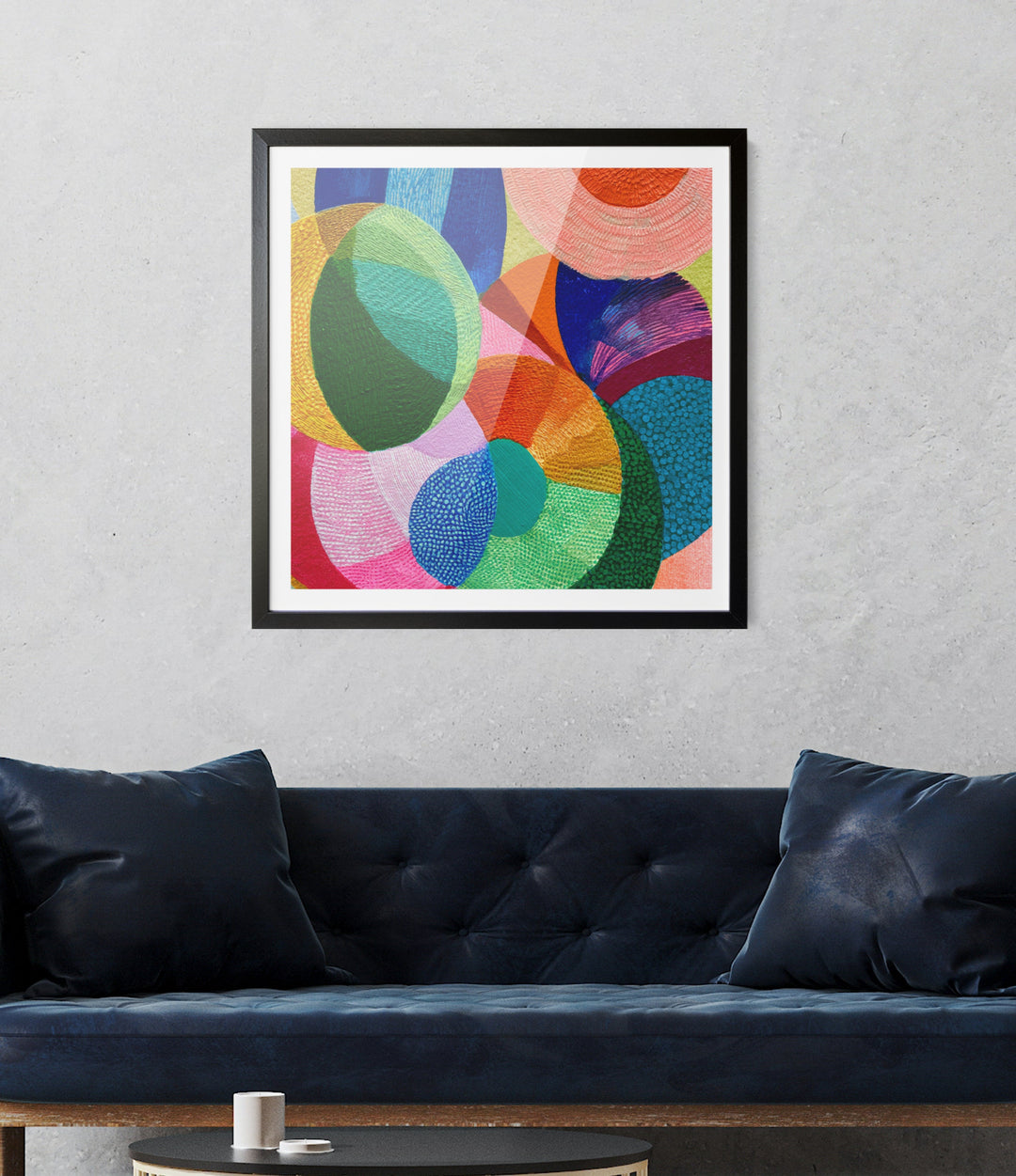 Festival Colour by IHeartStudio - Colourful Geometric Canvas Print