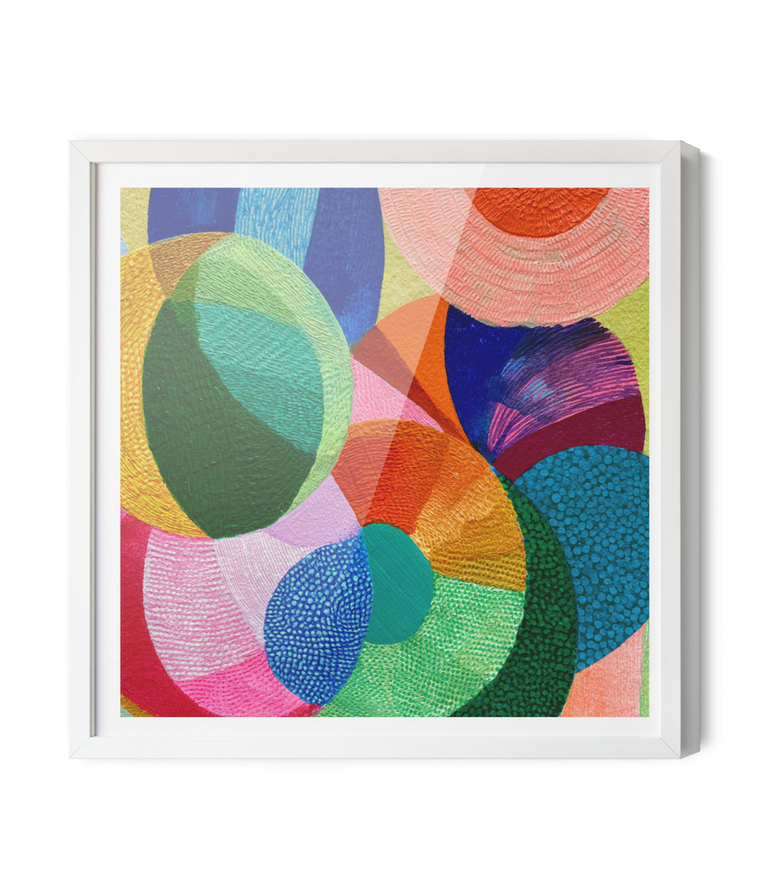 Festival Colour by IHeartStudio - Colourful Geometric Canvas Print