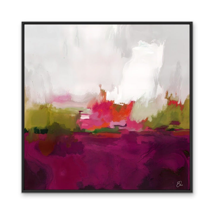 Fever Dream - Colourful Abstract Landscape Art Print - I Heart Wall Art - Poster Print, Canvas Print or Framed Art Print
