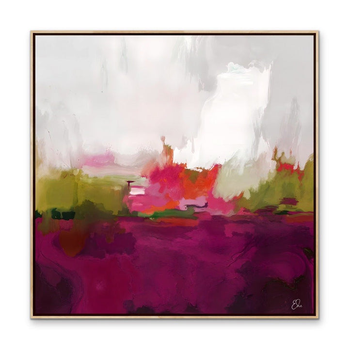 Fever Dream - Colourful Abstract Landscape Art Print - I Heart Wall Art - Poster Print, Canvas Print or Framed Art Print