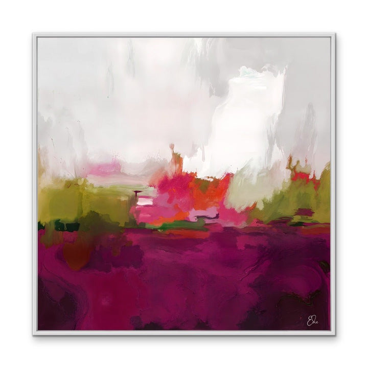 Fever Dream - Colourful Abstract Landscape Art Print - I Heart Wall Art - Poster Print, Canvas Print or Framed Art Print