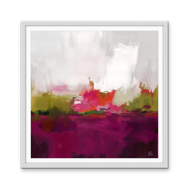 Fever Dream - Colourful Abstract Landscape Art Print - I Heart Wall Art - Poster Print, Canvas Print or Framed Art Print