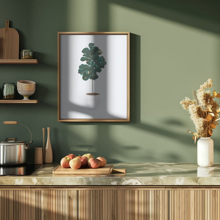 Fiddle leaf fig - Stretched Canvas, Poster or Fine Art Print - I Heart Wall Art - Poster Print, Canvas Print or Framed Art Print