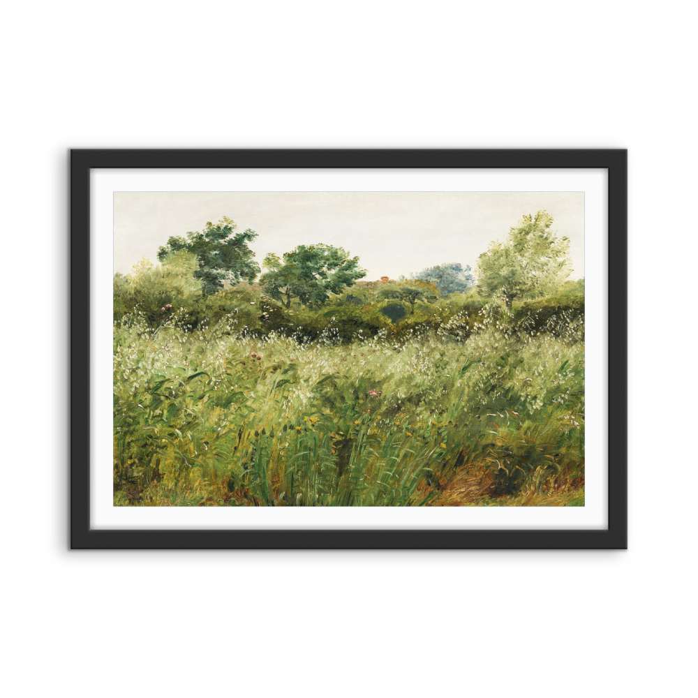 Field of Oats near Vejby (1843) - Fine Art Print or Stretched Canvas - I Heart Wall Art - Poster Print, Canvas Print or Framed Art Print