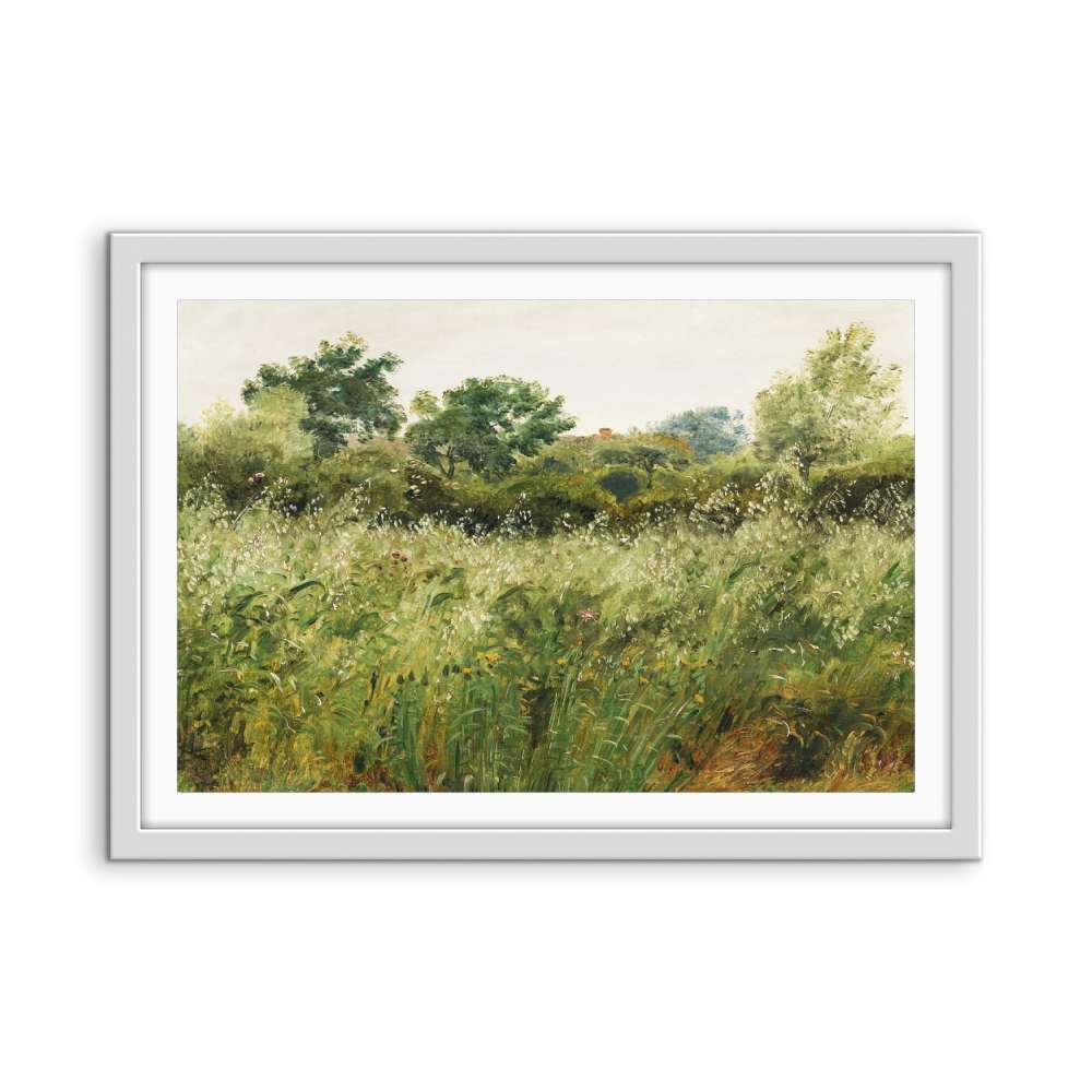 Field of Oats near Vejby (1843) - Fine Art Print or Stretched Canvas - I Heart Wall Art - Poster Print, Canvas Print or Framed Art Print