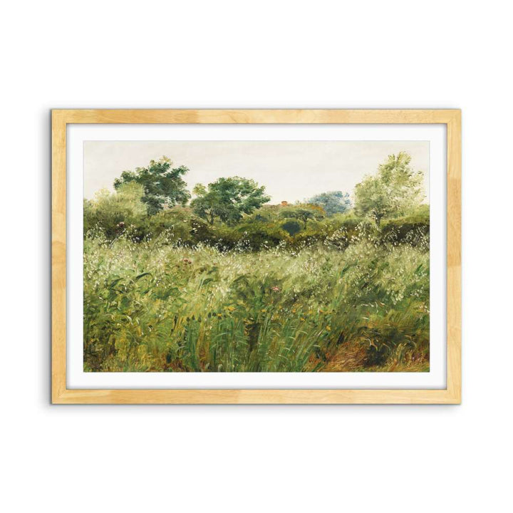 Field of Oats near Vejby (1843) - Fine Art Print or Stretched Canvas - I Heart Wall Art - Poster Print, Canvas Print or Framed Art Print
