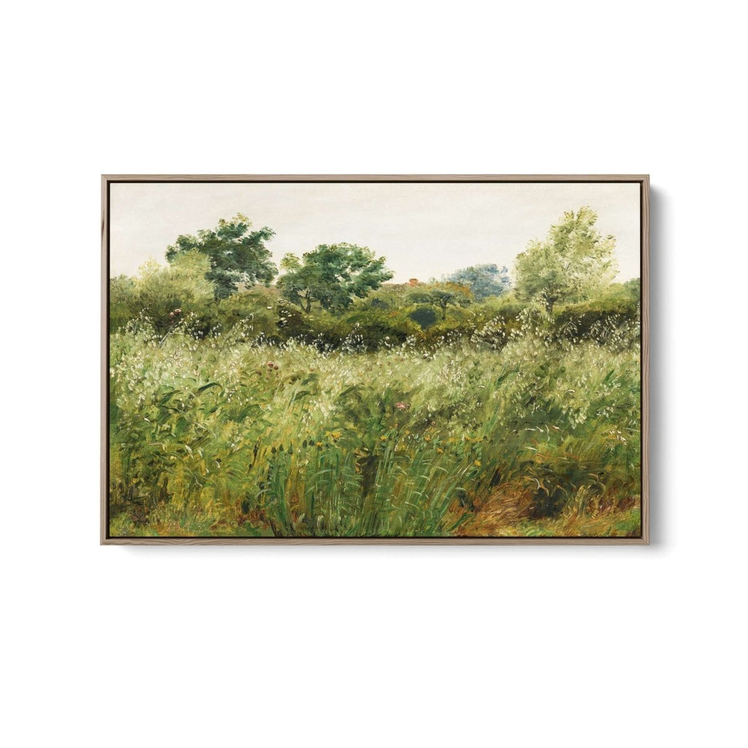 Field of Oats near Vejby (1843) - Fine Art Print or Stretched Canvas - I Heart Wall Art - Poster Print, Canvas Print or Framed Art Print