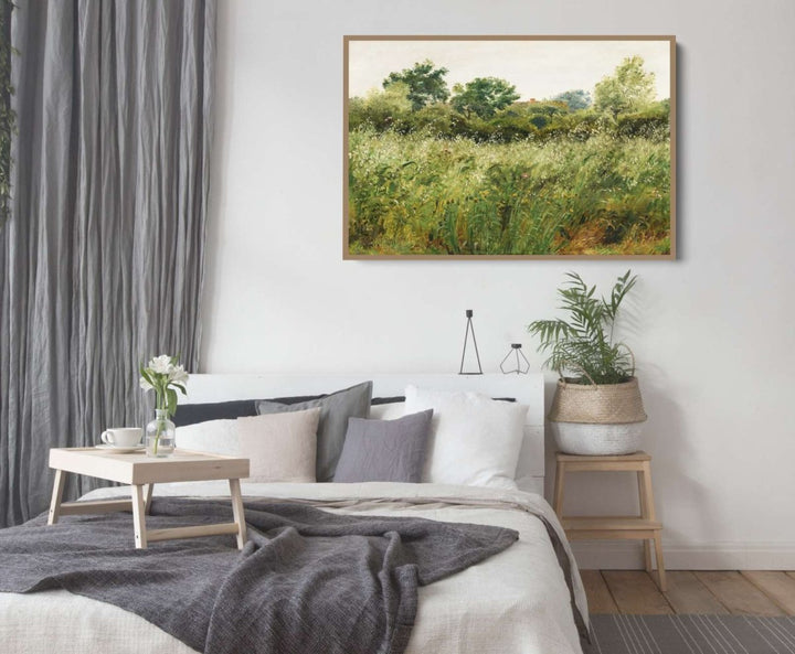 Field of Oats near Vejby (1843) - Fine Art Print or Stretched Canvas - I Heart Wall Art - Poster Print, Canvas Print or Framed Art Print