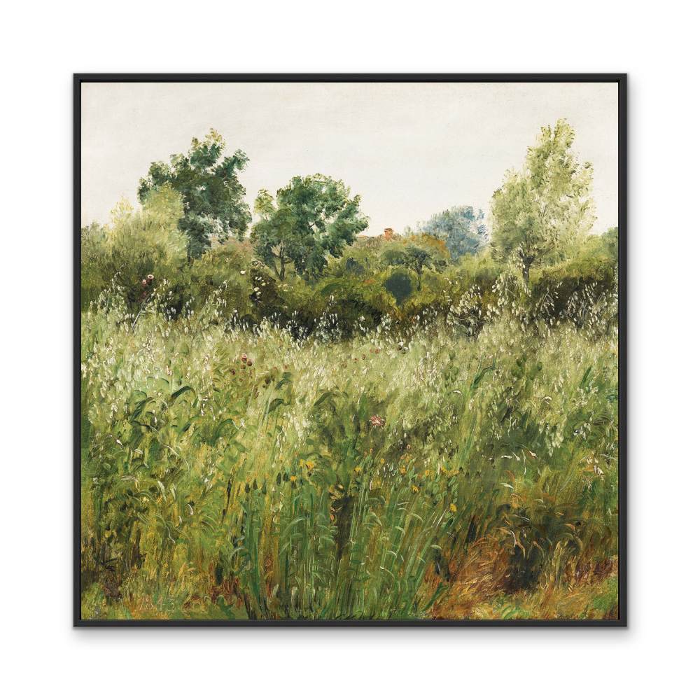 Field of Oats near Vejby (Square Version) - Vintage Landscape Wall Art Print - I Heart Wall Art - Poster Print, Canvas Print or Framed Art Print