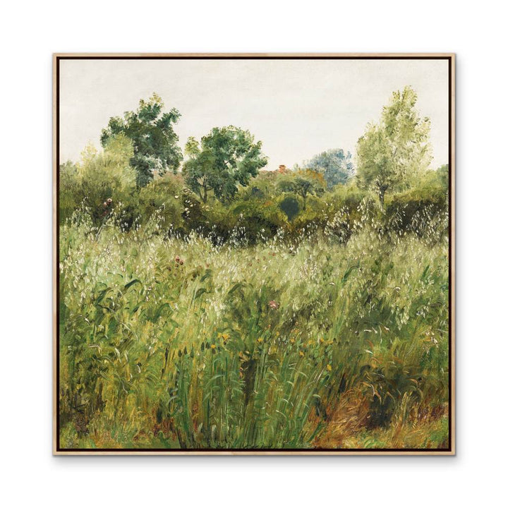 Field of Oats near Vejby (Square Version) - Vintage Landscape Wall Art Print - I Heart Wall Art - Poster Print, Canvas Print or Framed Art Print