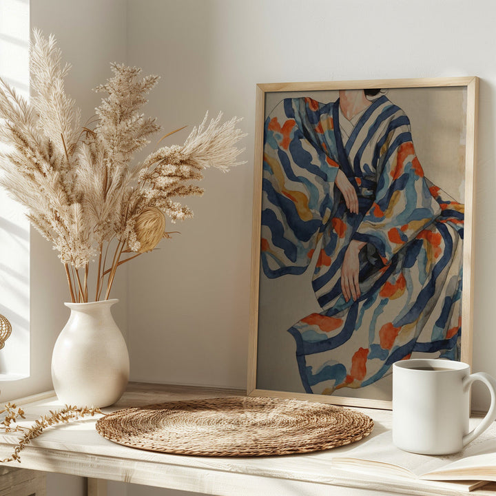 Figurative Woman No.2 - Stretched Canvas, Poster or Fine Art Print I Heart Wall Art